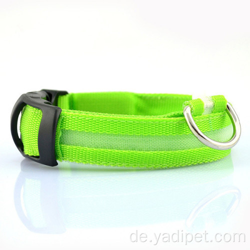 Nylon blinkendes leuchtendes Hundehalsband